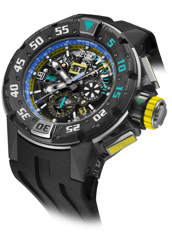 Richard Mille Automatic Flyback Chronograph Ultimate Edition Titanium/Carbon TPT RM 032