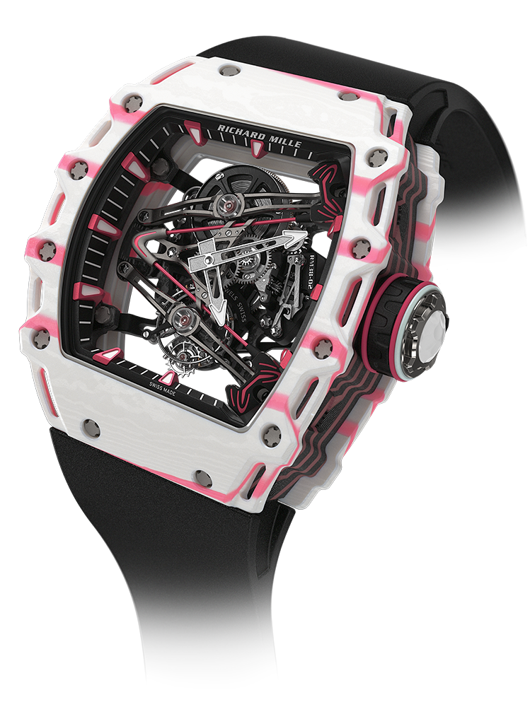 Richard Mille Tourbillon Bubba 40 mm RM38-02 Carbon Skeleton