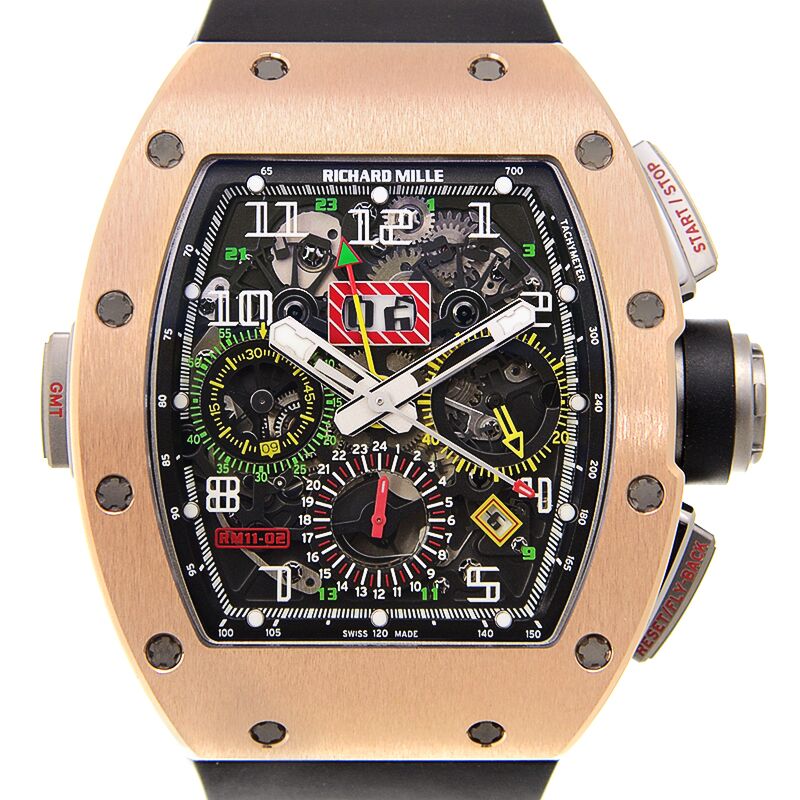 Richard Mille Submariner 50 mm RM01102RGTI Titanium & Gold Skeleton