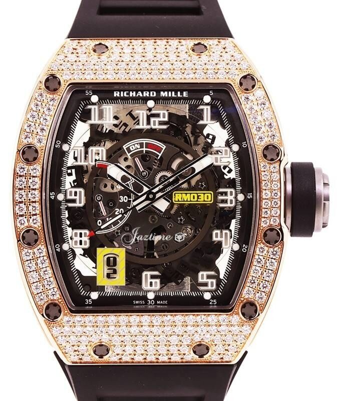 Richard Mille Declutchable Rotor 42 mm RM030D Rose Gold Luminous