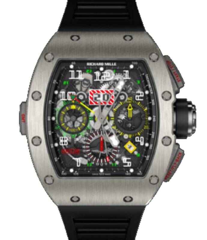 Richard Mille Submariner 39 mm RM11-02T Titanium Skeleton