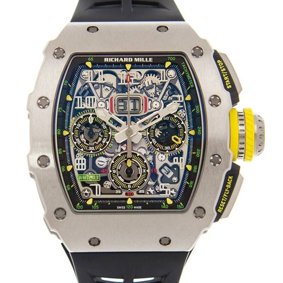 Richard Mille Flyback Chronograph 50 mm RM11-03TI Titanium Skeleton