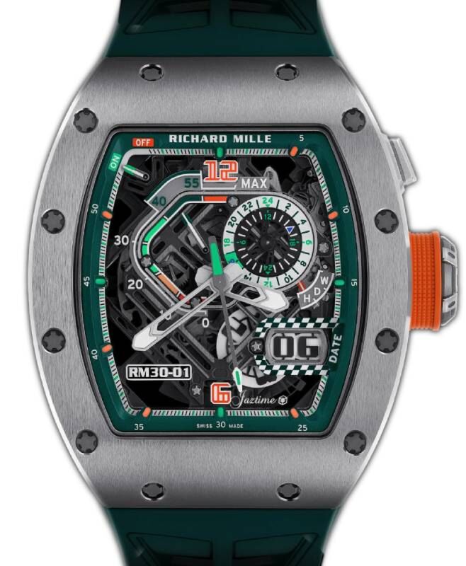 Richard Mille Le Mans Classic 42 mm RM30-01GRTPT Quartz TPT Luminous