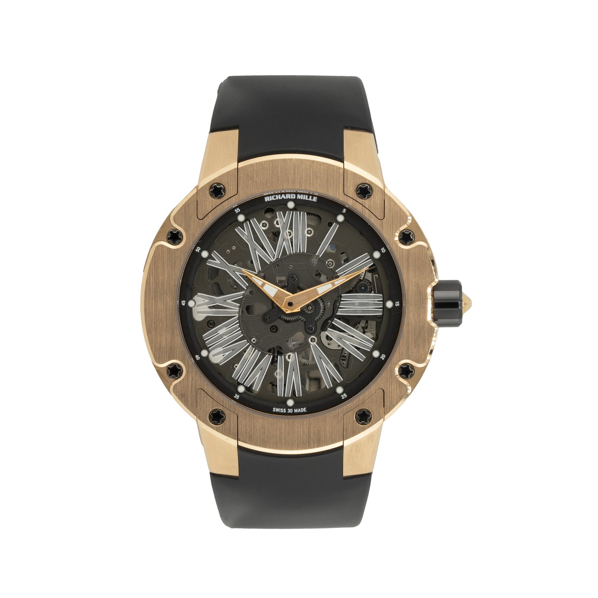 Richard Mille Automatic Winding 45.7 mm RM033RG Rose Gold Skeleton