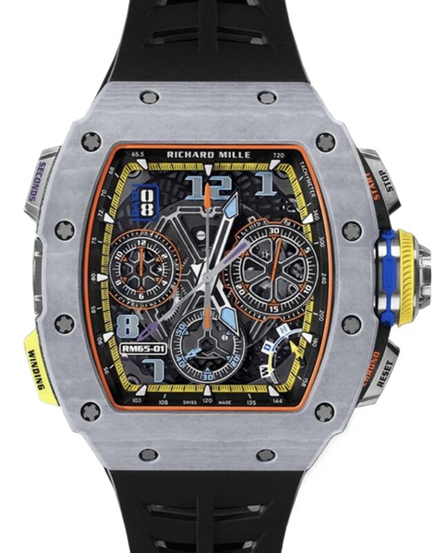 Richard Mille Split-Seconds 40 mm RM65-01Q Quartz TPT Skeleton