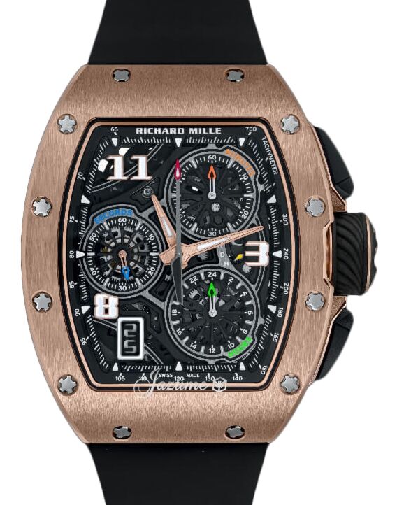 Richard Mille Lifestyle Flyback Chronograph 47 mm RM72-01RGT1 Rose Gold Luminous
