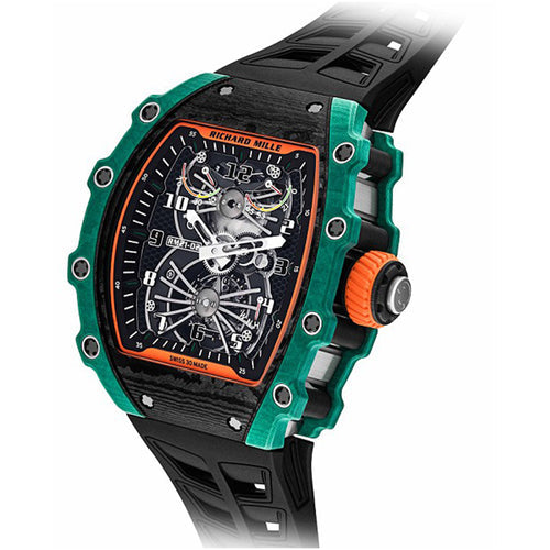 Richard Mille Manual Winding Tourbillon Aerodyne Limited Edition 40 mm RM21-02W Carbon Skeleton