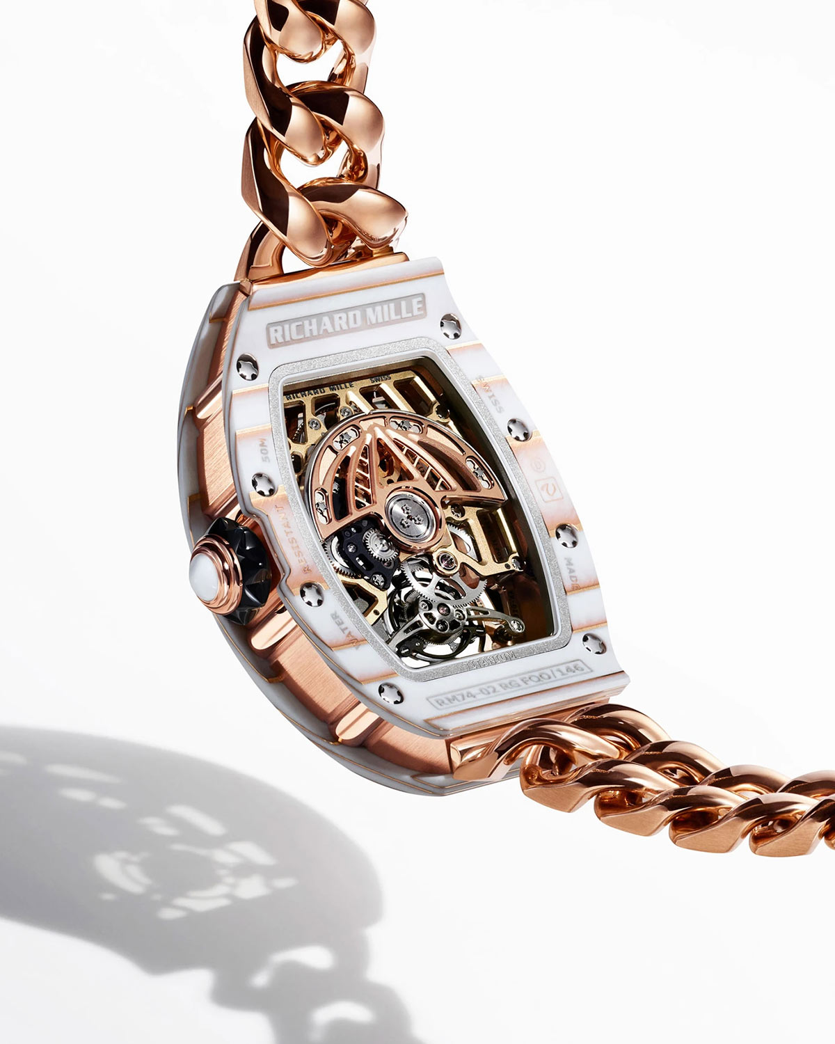 Richard Mille Tourbillon 40 mm RM74-02 Gold Skeleton