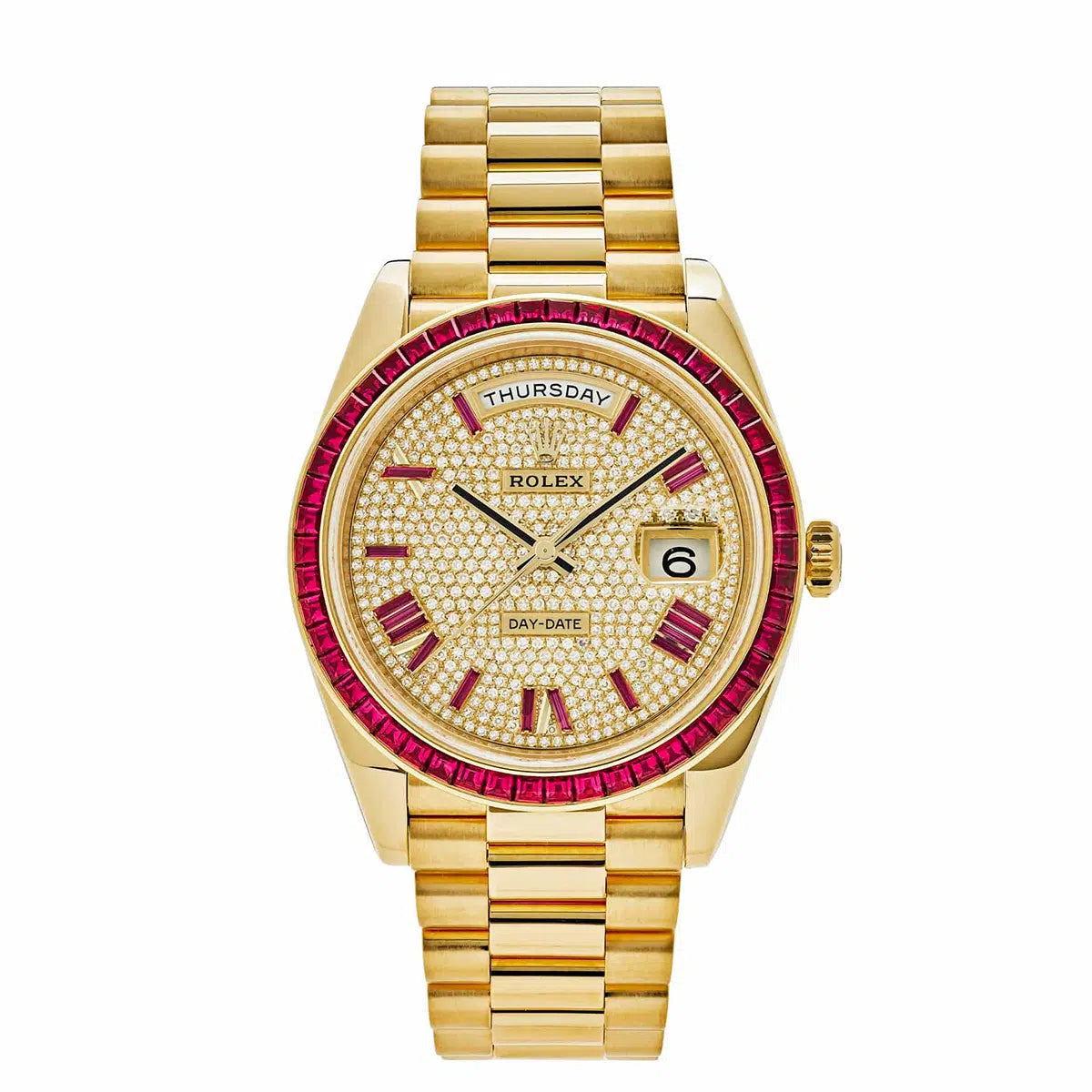 Rolex Day-Date 40 40 mm 228398TRU Yellow Gold Diamond Pave