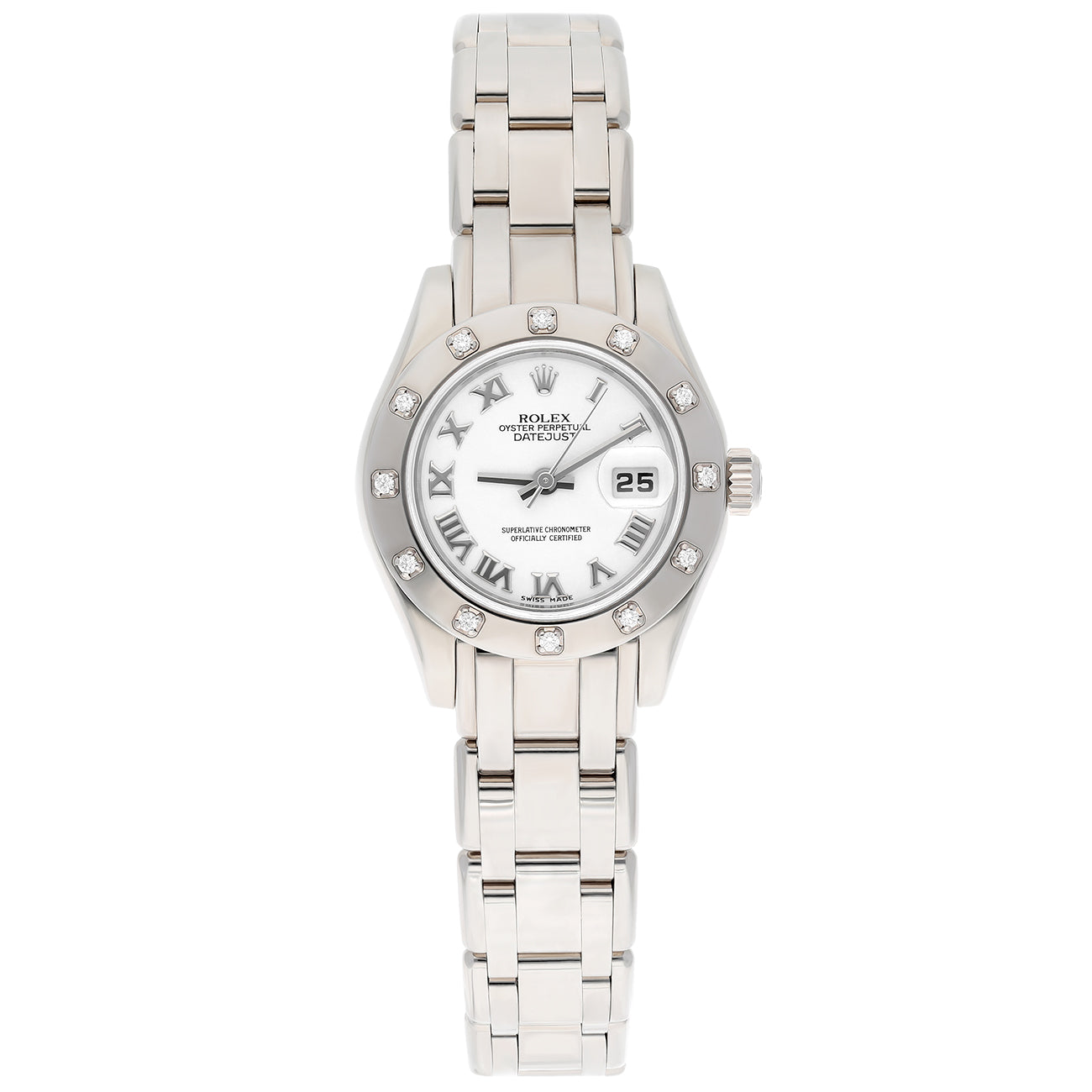 Rolex Pearlmaster 29 29 mm 80319 White White Gold White