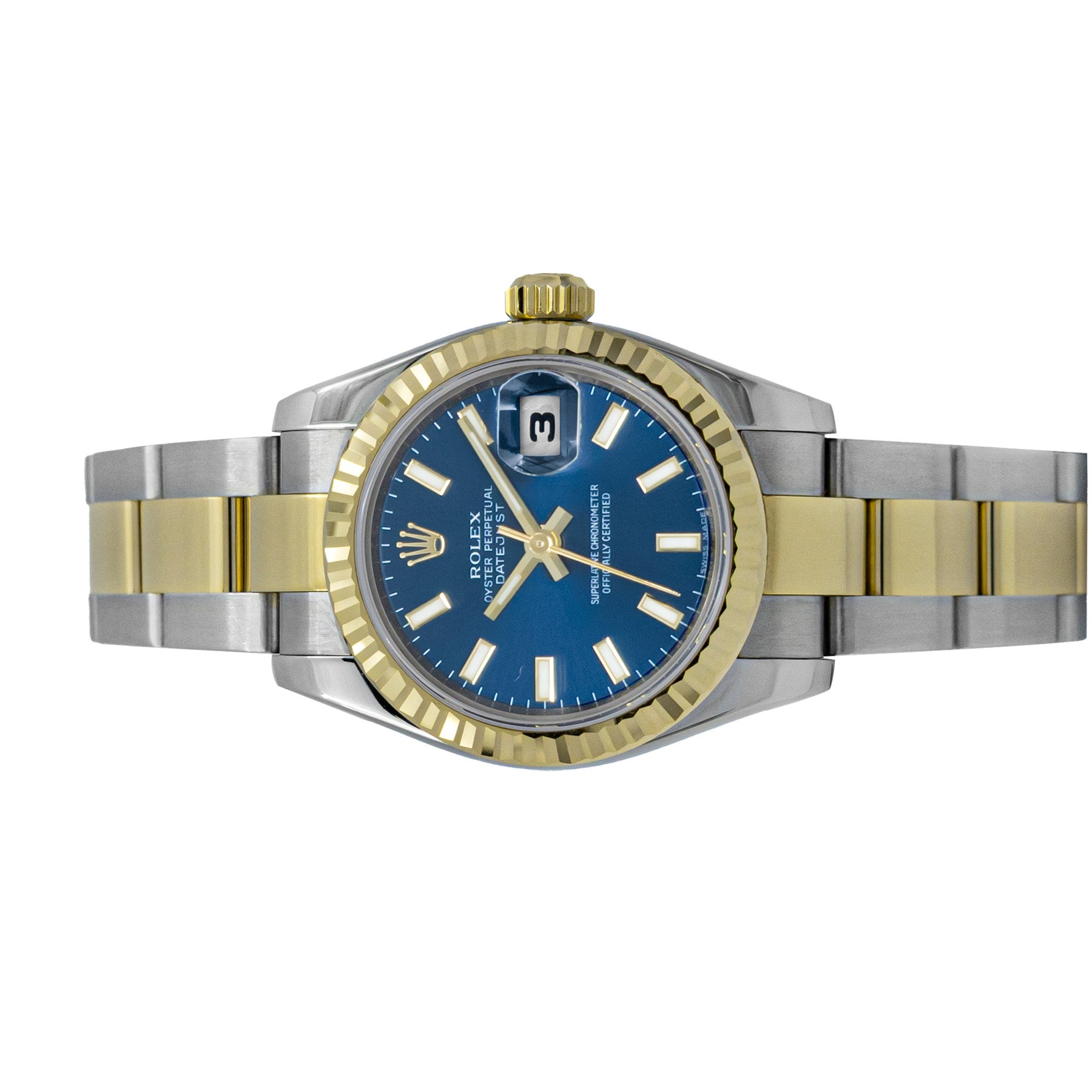 Rolex Lady-Datejust 26 26 mm 179173-BLUSJ Steel/Yellow Gold Blue