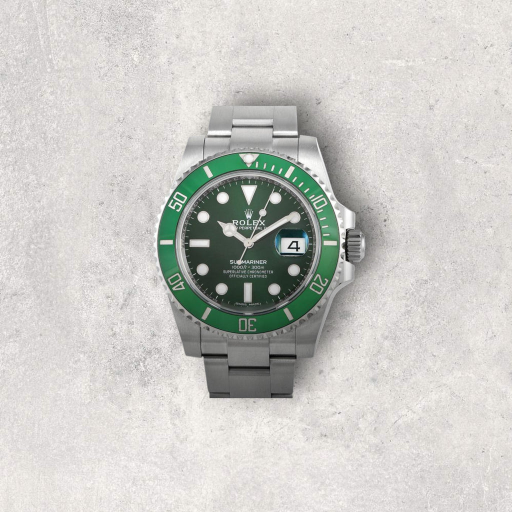 Rolex Submariner Date 116610LV Stainless Steel Green Dial 'Hulk'