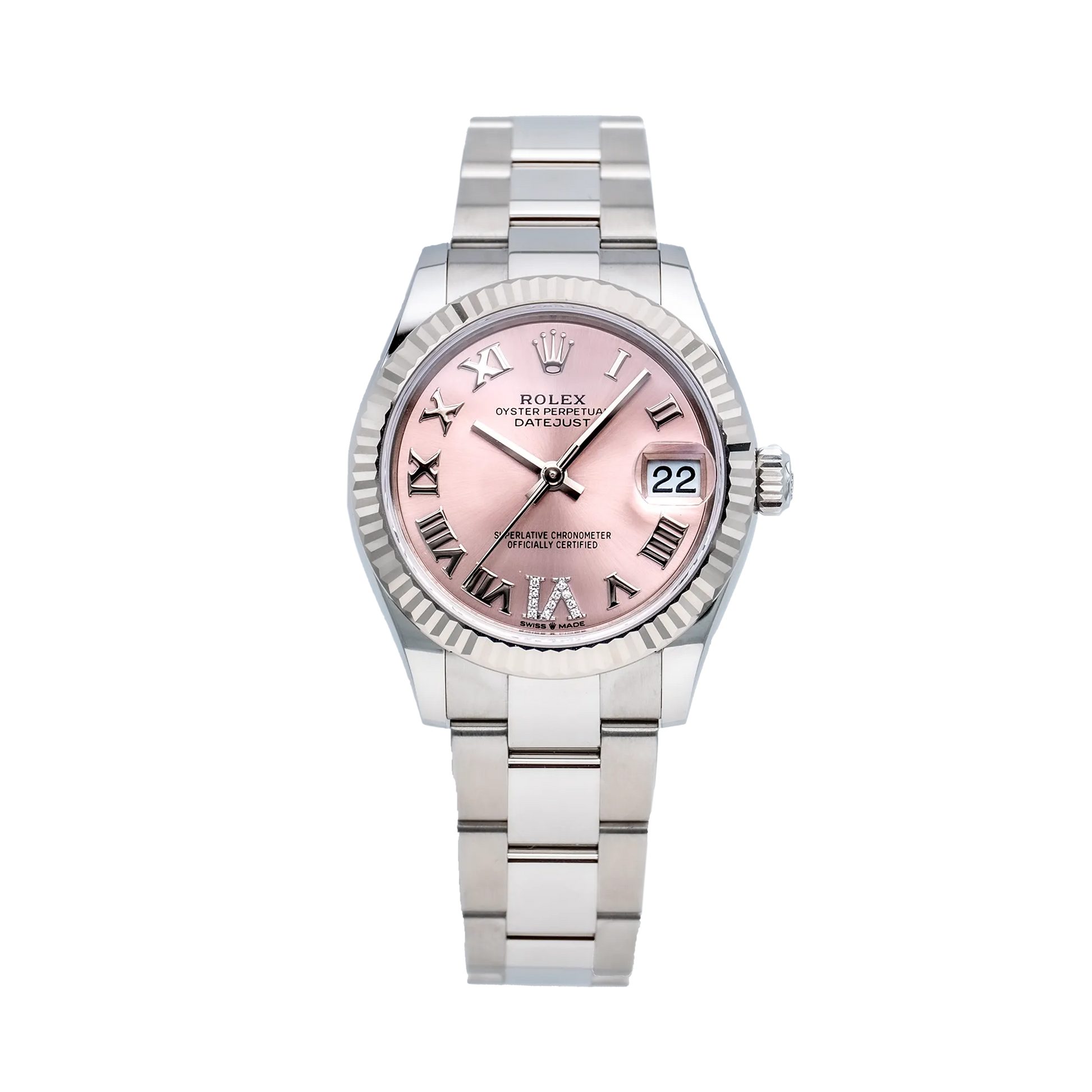 Rolex Datejust Lady 31 31 mm 278240PDBJ Steel/White Gold/Diamonds Pink