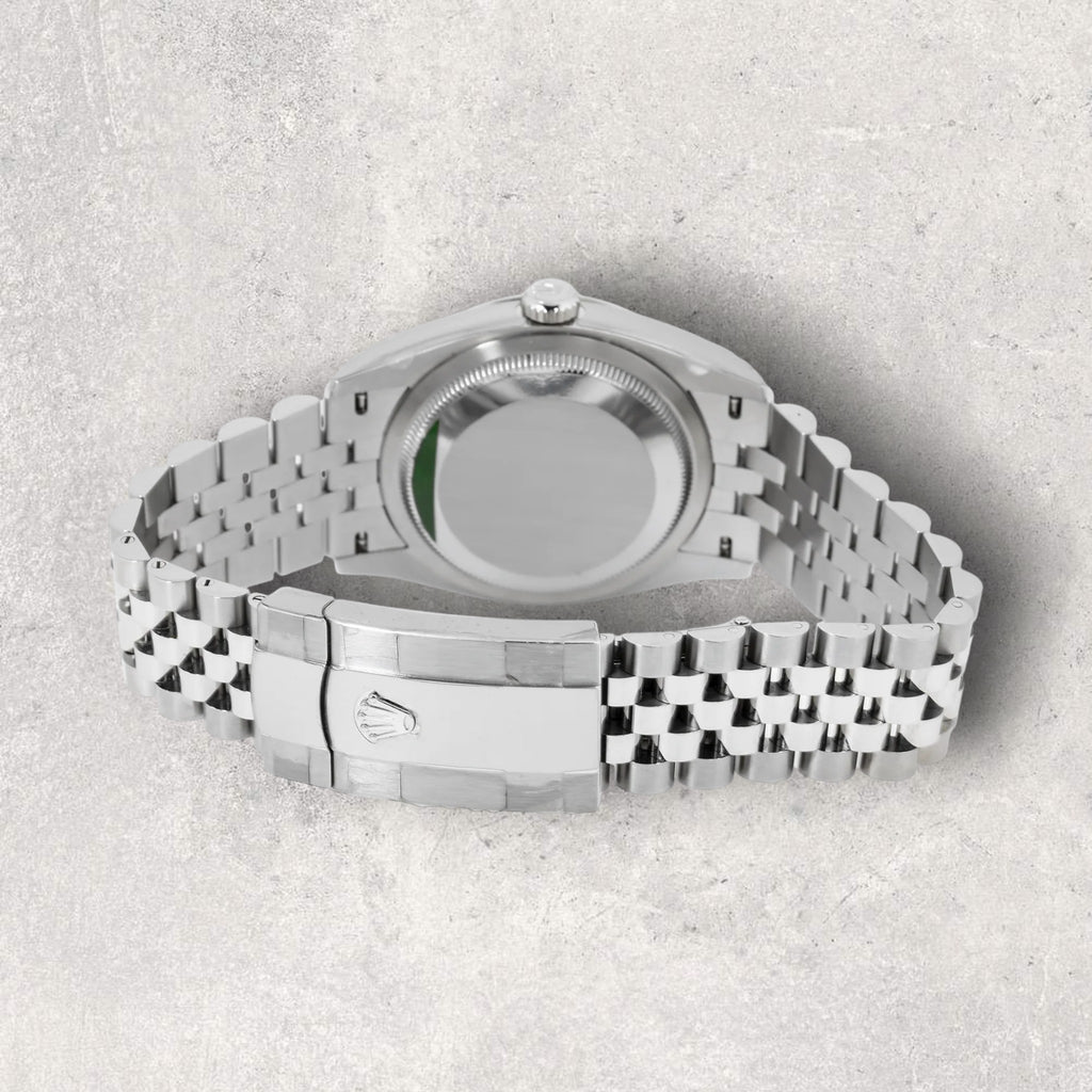 Rolex Datejust 41 126334 Stainless Steel Fluted Motif Blue Dial Jubilee Bracelet Fluted Bezel