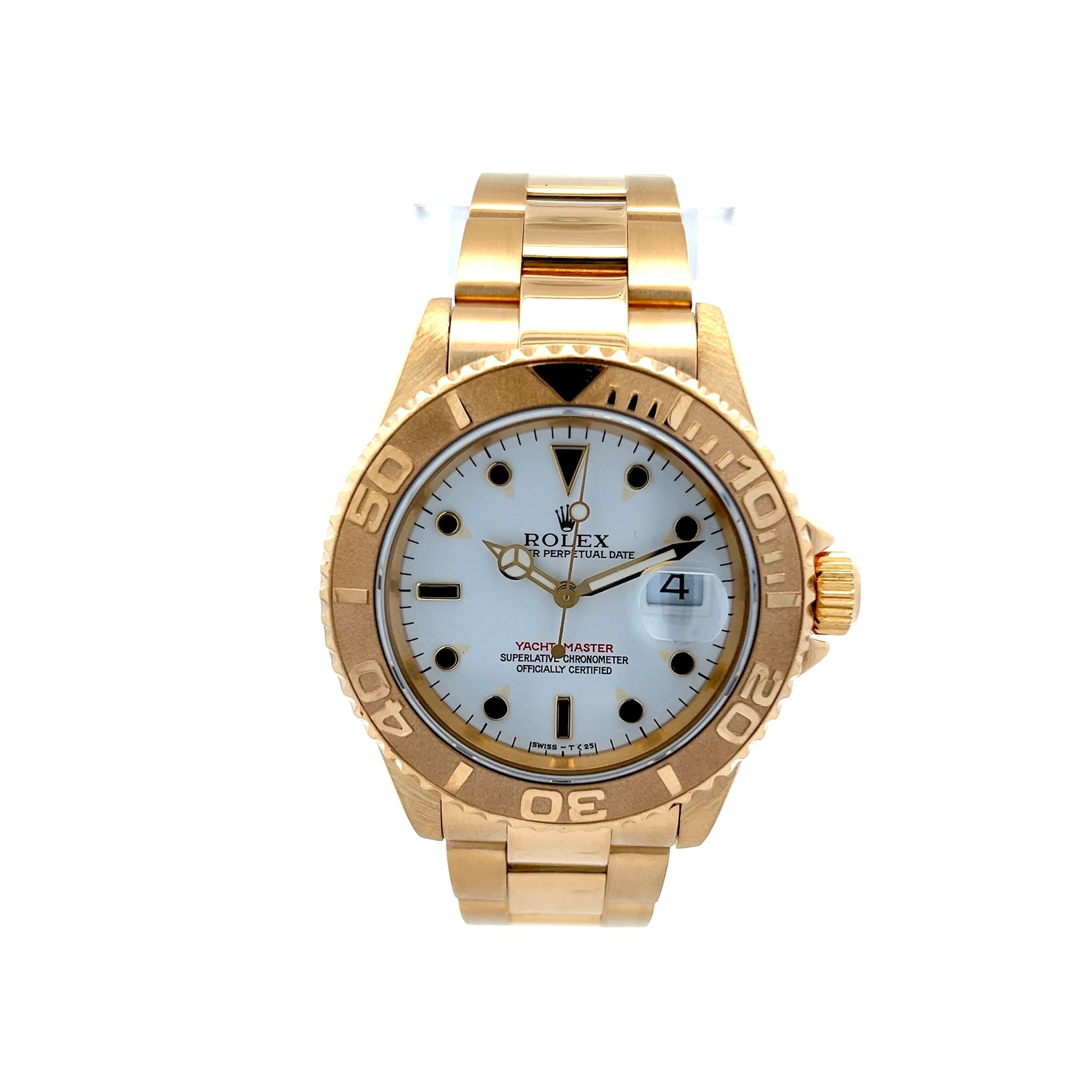 Rolex Yacht-Master 40 40 mm 16628MOPR Yellow Gold Luminous