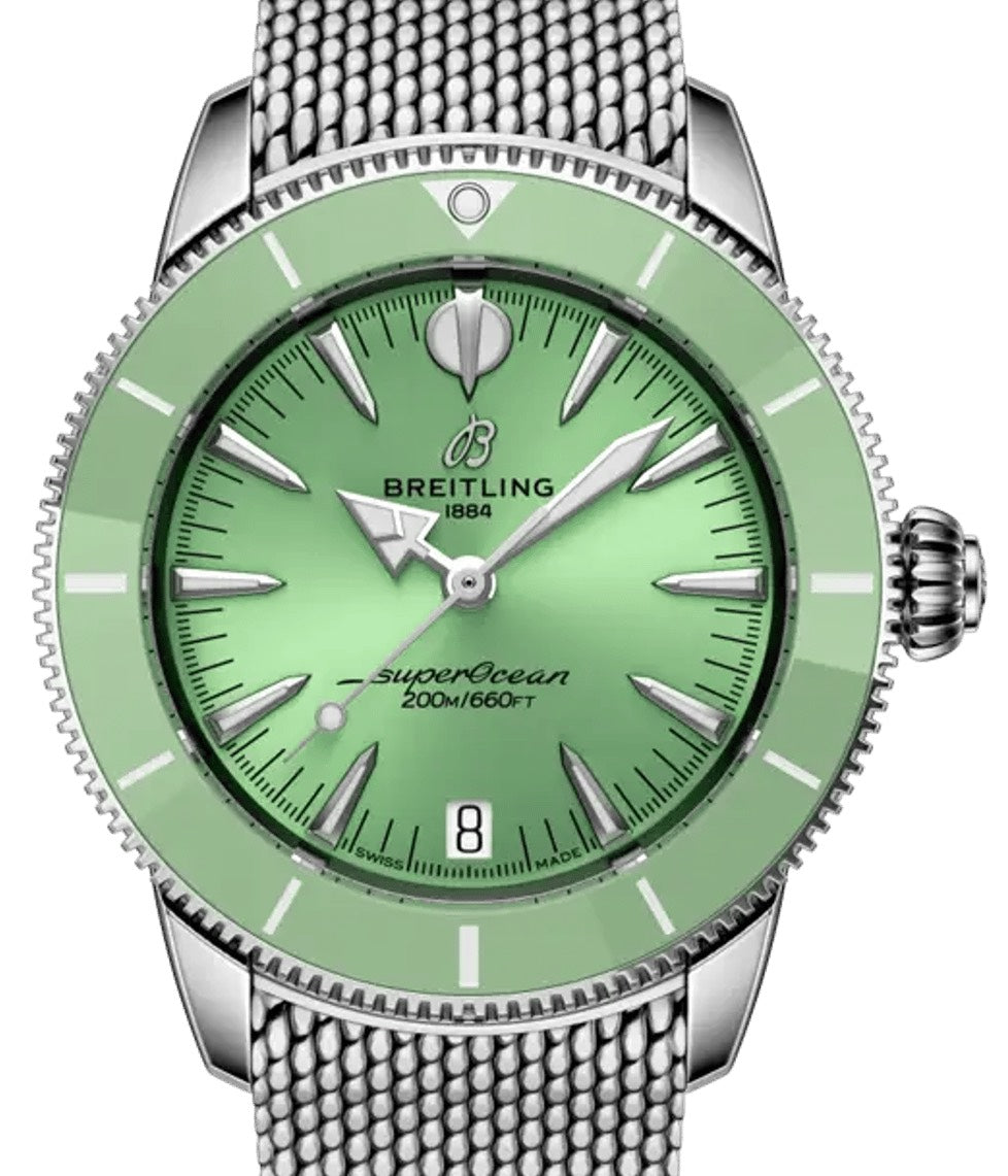 Breitling Superocean Heritage Automatic 36 Stainless Steel Green Dial A10390361L1A1