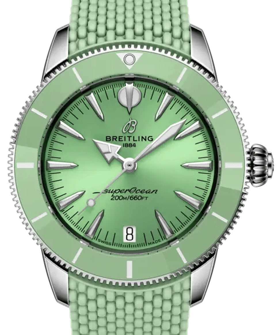 Breitling Superocean Heritage Automatic 36 Stainless Steel Green Dial A10390361L1S1