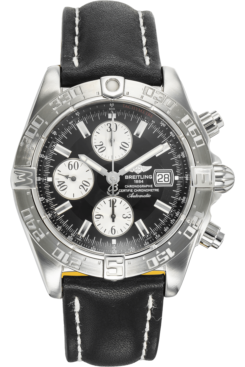 Breitling Galactic Chronograph II A13364 Men's Stainless Steel Date