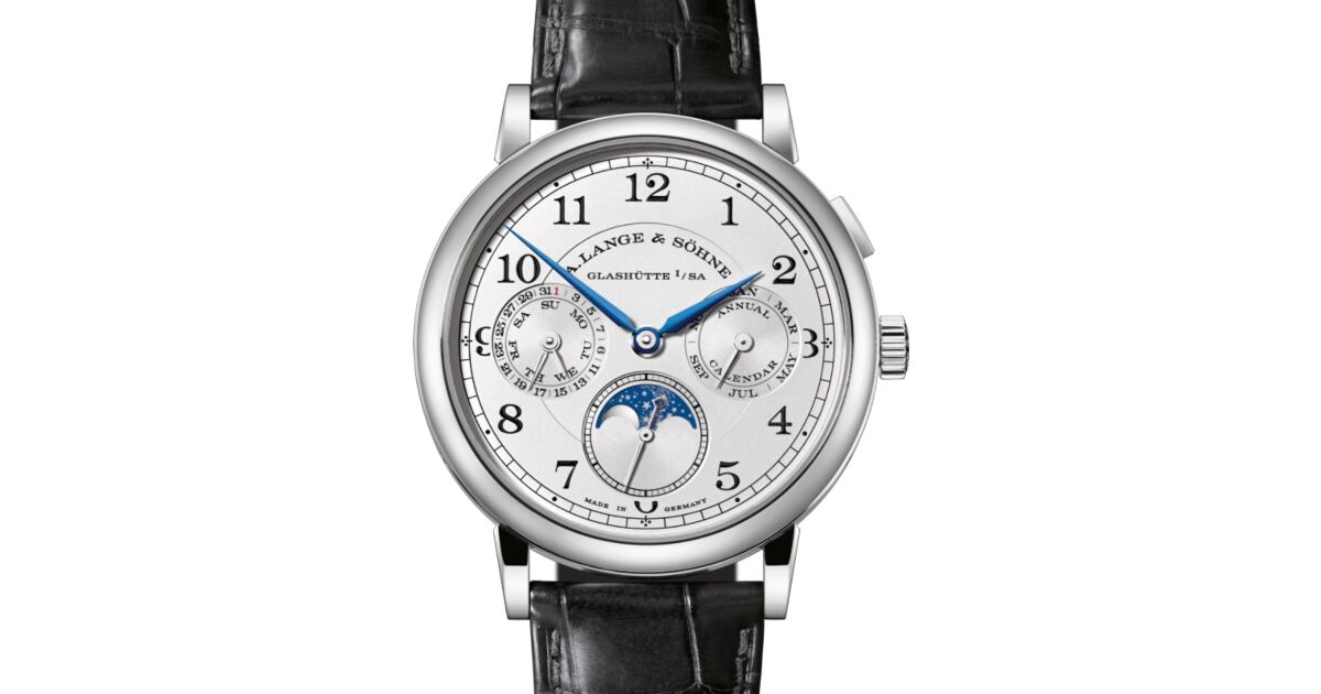 A Lange Sohne 1815 Annual Calendar White Gold 40mm Argente Silver Dial 238.026 E - BRAND NEW