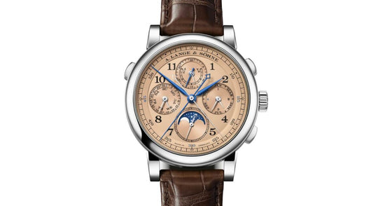 A Lange Sohne 1815 Rattrapante Perpetual Calendar White Gold 421.056FE