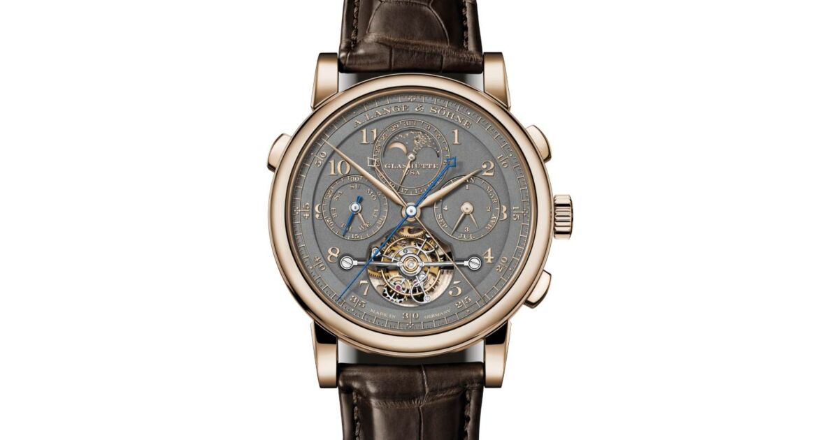 A Lange Sohne 1815 Tourbograph Perpetual "Pour le Merite" Honeygold 706.050FE