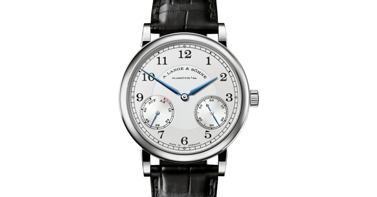 A Lange Sohne 1815 Up/Down White Gold 39mm Argente Silver Dial 234.026 -