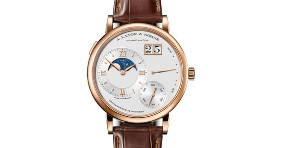 A Lange Sohne Grand Lange 1 Moon Phase Pink Rose Gold 41mm Argente Silver Dial 139.032 - BRAND NEW