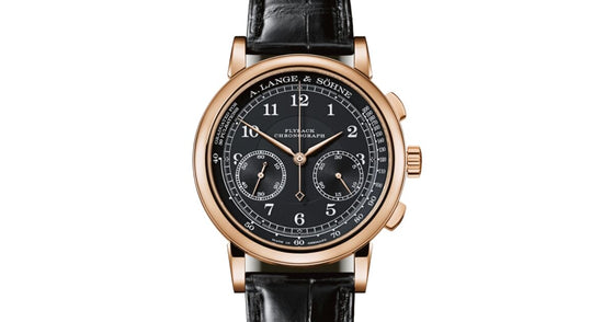 A Lange Sohne Lange 1815 Chronograph Pink Rose Gold 39.5mm Black Dial 414.031 - BRAND NEW