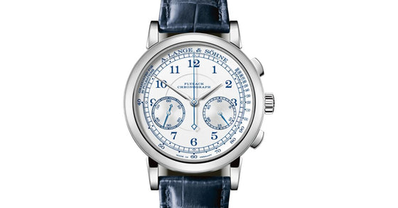 A Lange Sohne Lange 1815 Chronograph White Gold 39.5mm Argente Silver Dial 414.026 - BRAND NEW