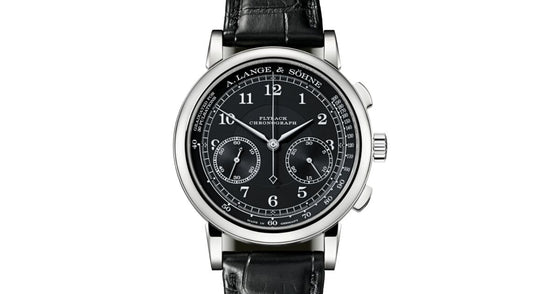 A Lange Sohne Lange 1815 Chronograph White Gold 39.5mm Black Dial 414.028 - BRAND NEW