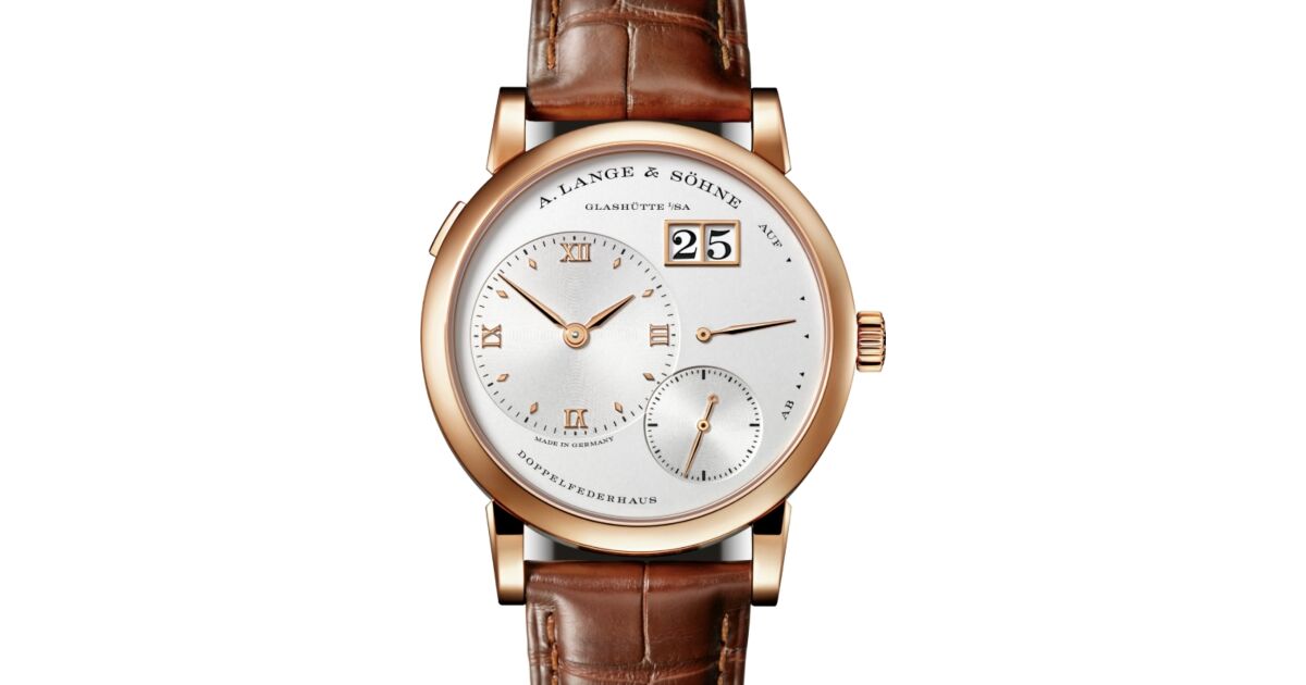 A Lange Sohne Lange 1 Pink Rose Gold 38.5mm Argente Silver Dial 191.032 - BRAND NEW