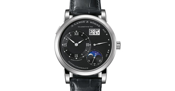 A Lange Sohne Lange 1 Moon Phase White Gold 38.5mm Black Dial 192.029 - BRAND NEW