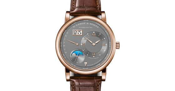A Lange Sohne Lange 1 Perpetual Calendar Pink Rose Gold 41.9mm Grey Dial 345.033 E - BRAND NEW