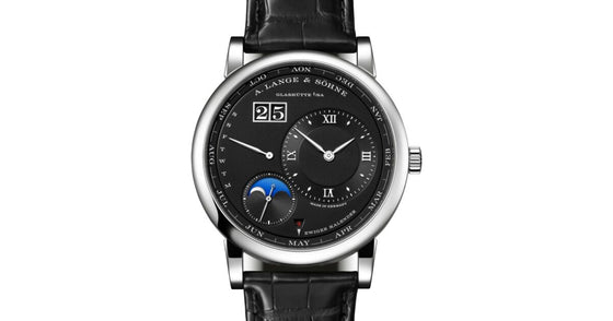 A Lange Sohne Lange 1 Perpetual Calendar Platinum 41.9mm Black Dial 345.036 E - BRAND NEW
