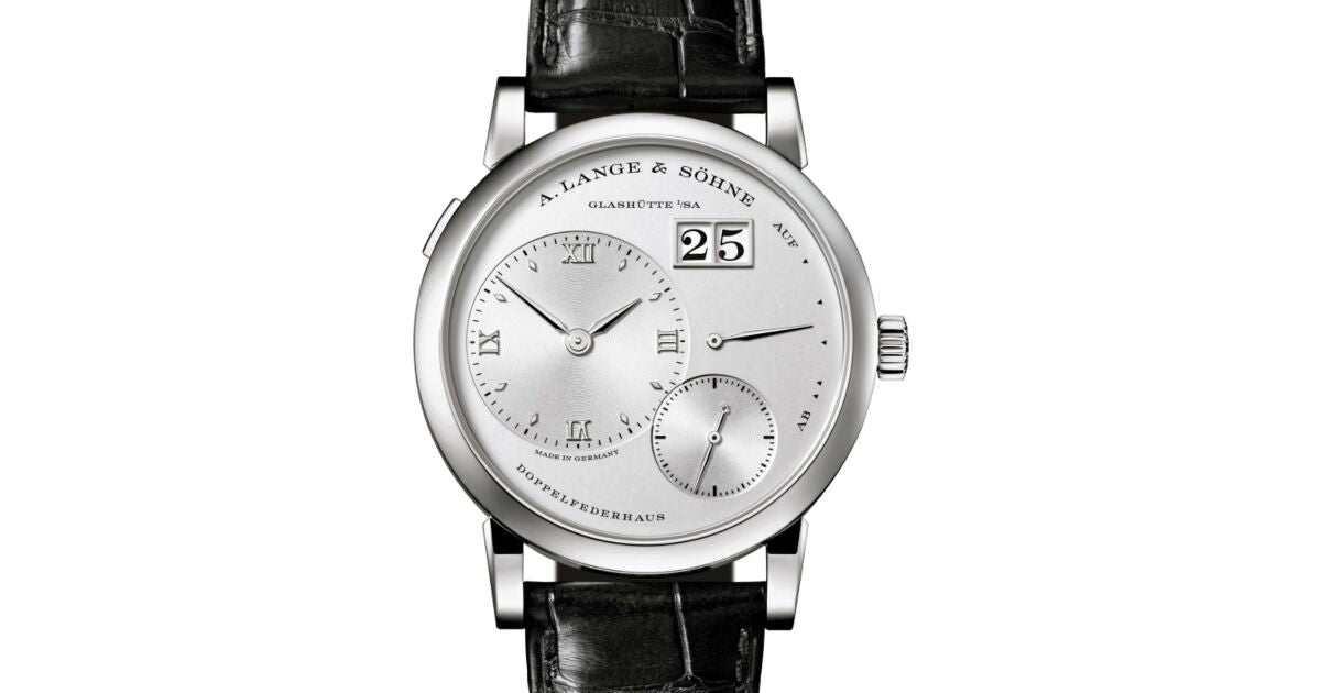 A Lange Sohne Lange 1 Platinum 38.5mm Rhodie Silver Dial 191.025 - BRAND NEW