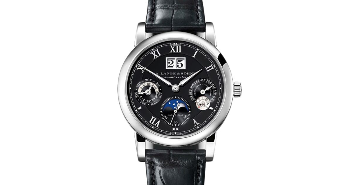 A Lange Sohne Langematik Perpetual Calendar White Gold 310.026FE
