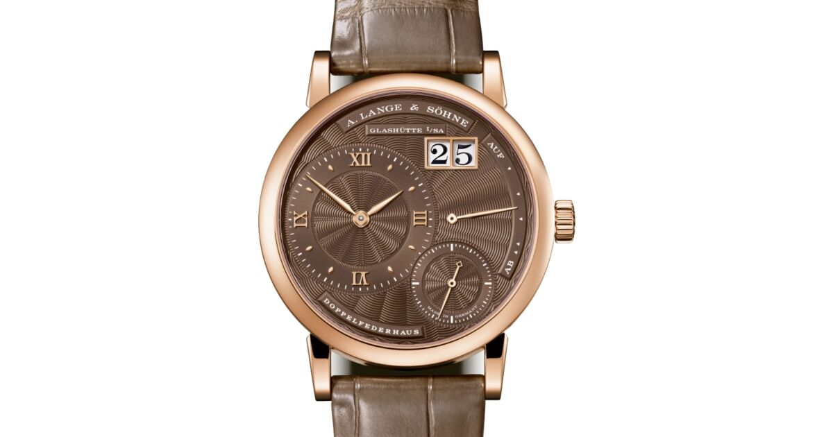 A Lange Sohne Little Lange 1 Pink Rose Gold 36.8mm Brown Dial 181.037 - BRAND NEW