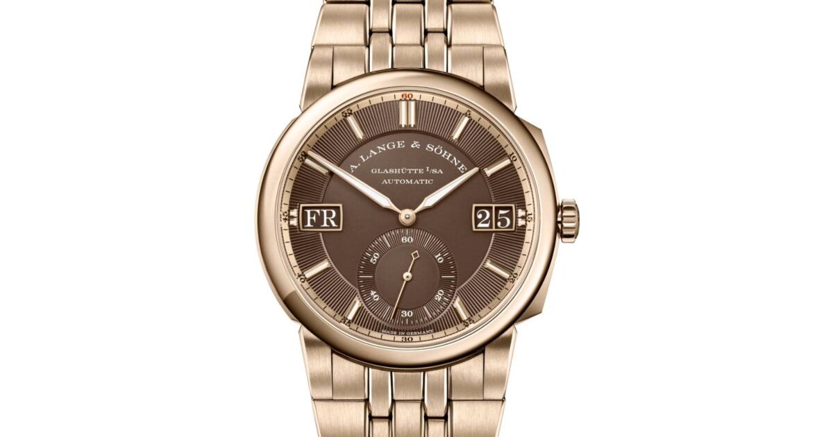 A Lange Sohne Odysseus Honeygold 40.5mm Brown Dial 363.150