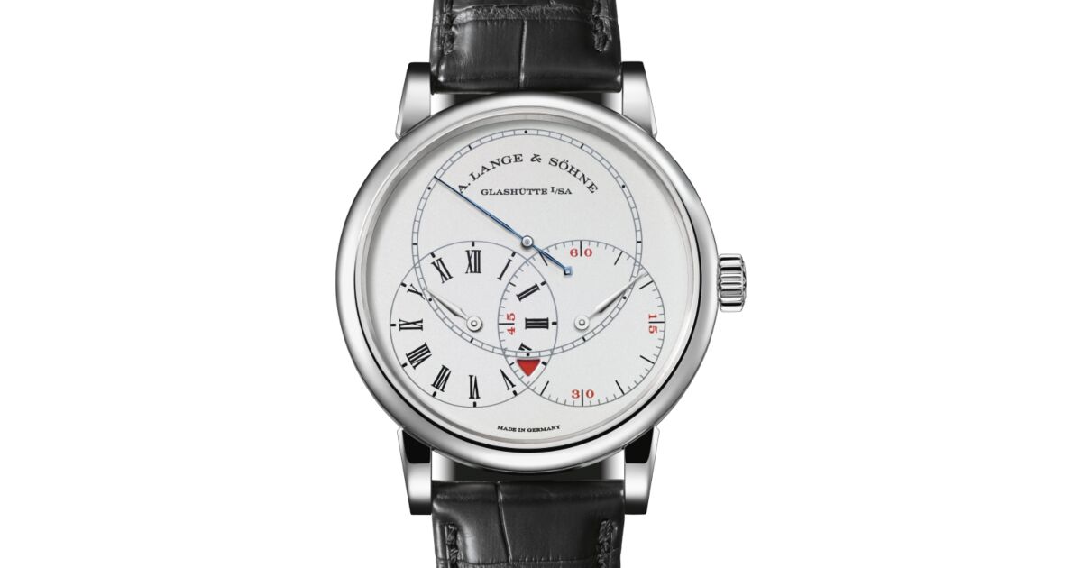 A Lange Sohne Richard Lange Jumping Seconds Platinum 40mm Silver Dial 252.025 - BRAND NEW