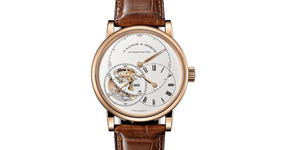 A Lange Sohne Richard Lange Tourbillon "Pour le Merite" Pink Rose Gold 41.9mm Argente Silver Dial 760.032F - BRAND NEW