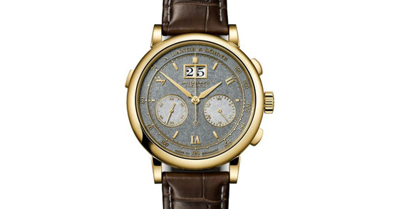 A Lange Sohne Saxonia Datograph Handwerkskunstn Yellow Gold 405.048F
