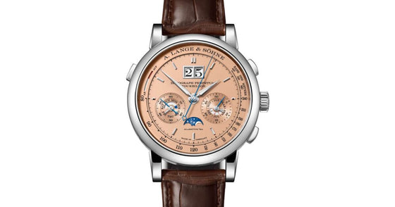 A Lange Sohne Saxonia Datograph Perpetual Tourbillon White Gold 740.056FE