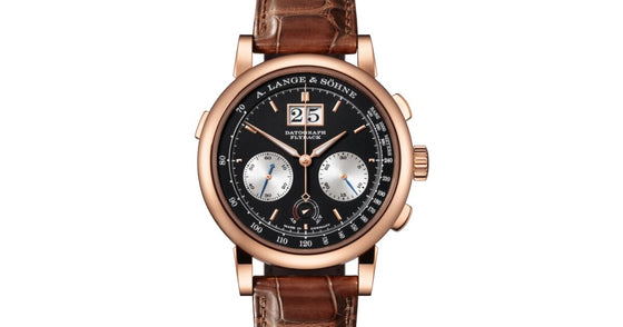 A Lange Sohne Saxonia Datograph Up/Down Pink Gold 41mm Black Dial 405.031 - BRAND NEW