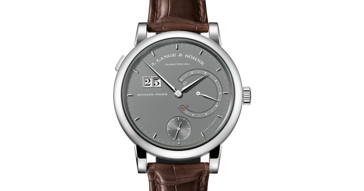 A Lange Sohne Saxonia Lange 31 White Gold 45.9mm Grey Dial 130.039F - BRAND NEW