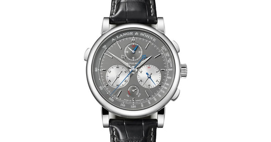 A Lange Sohne Saxonia Triple Split White Gold 43.2mm Grey Dial 424.038F - BRAND NEW