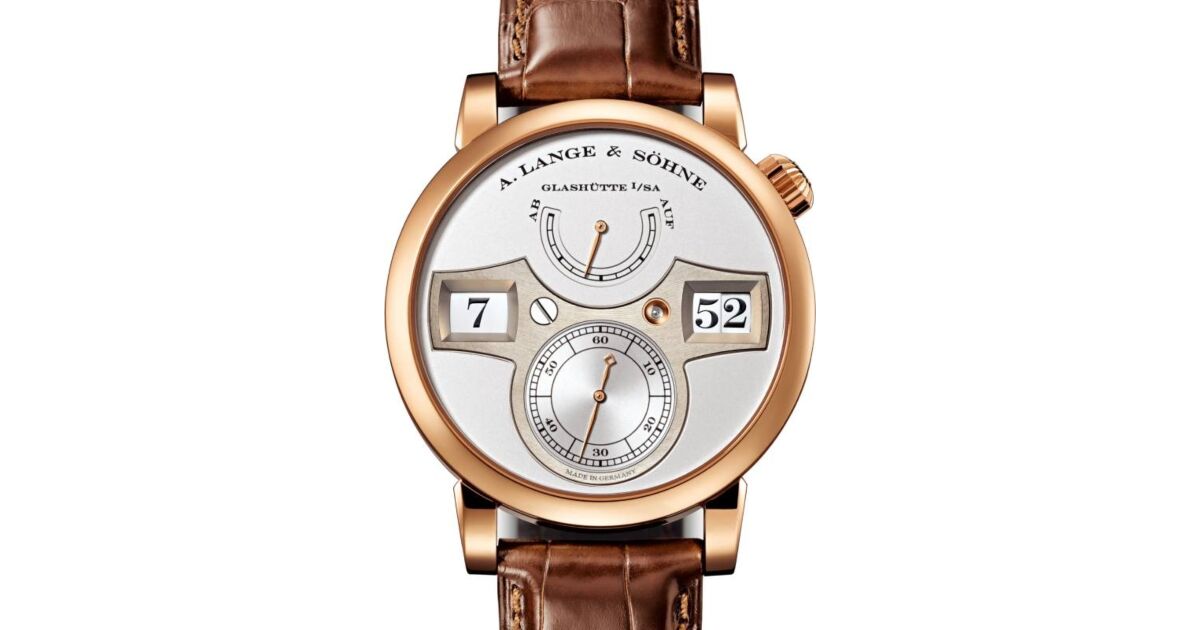 A Lange Sohne Zeitwerk Pink Rose Gold 41.9mm Argente Silver Dial 140.032 - BRAND NEW