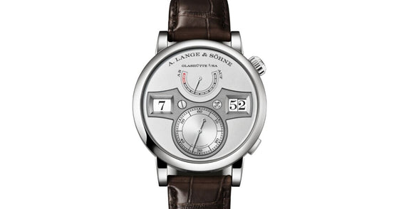 A Lange Sohne Zeitwerk Platinum 41.9mm Rhodie Silver Dial 142.025 - BRAND NEW