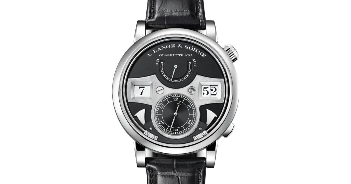 A Lange Sohne Zeitwerk Striking Time White Gold 44.2mm Black Dial 145.029 - BRAND NEW