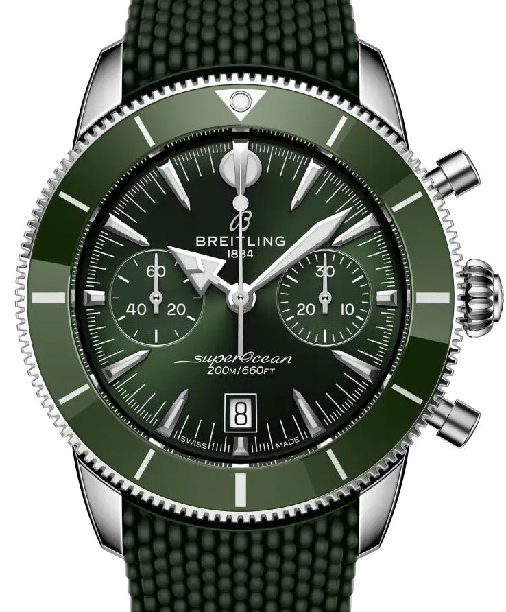 Breitling Superocean Heritage B01 Chronograph 42 Green Dial AB0156361L1S1