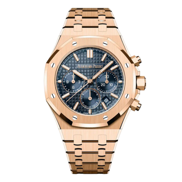 Audemars Piguet Royal Oak 38 mm 26715OR.OO.1356OR.01 Rose Gold Blue